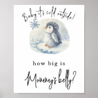 Pinguin - Wie groß ist Mommys Bauch?
