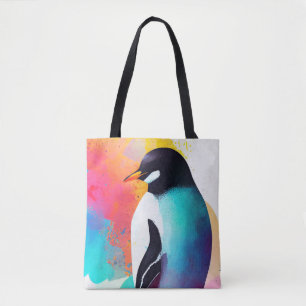 Pinguin Wild Nature Animal Color Malerei