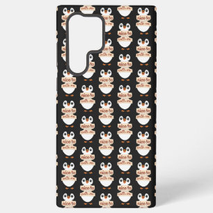 Pinguin-Willkommensschild: Schön, mich zu treffen Samsung Galaxy Hülle