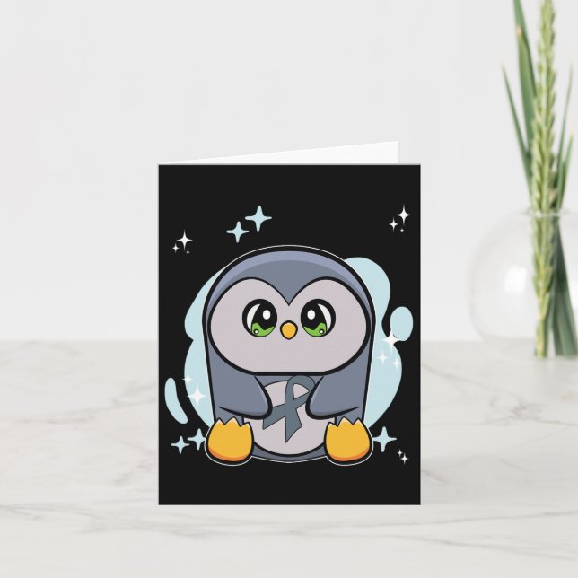 Pinguin World Dyslexie Bewusstsein Karte (Vorderseite)