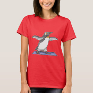 Pinguin Yoga Fitness Gymnastik T-Shirt