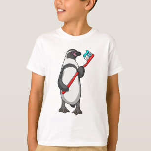 Pinguin-Zahnbürste T-Shirt