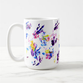 Pinguinabdrücke Tasse