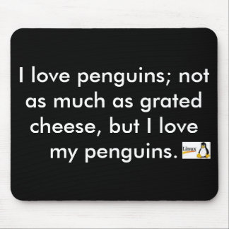 Pinguinauflage Mousepad