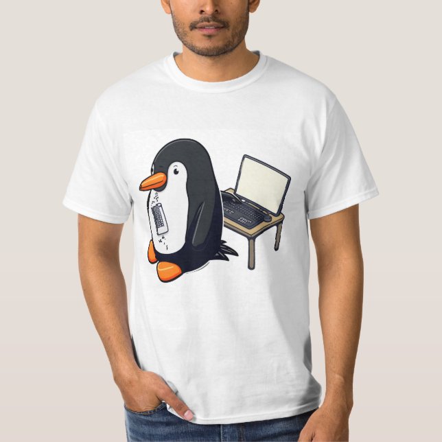 Pinguincodierung T-Shirt (Vorderseite)