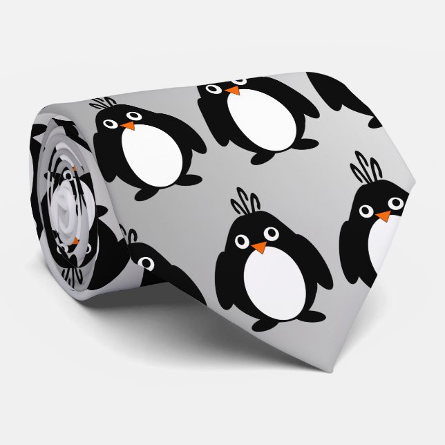 Pinguindesign Krawatte (Gerollt)