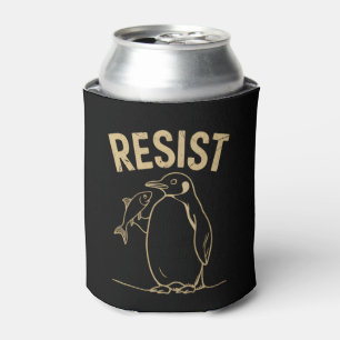 Pinguine Aktivismus Protest Vintage widerstehen Dosenkühler