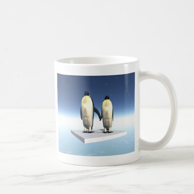 Pinguine amoureux kaffeetasse (Rechts)