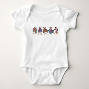 Pinguine Baby Outfit Strampler