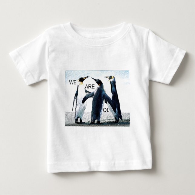 Pinguine Baby T-shirt (Vorderseite)
