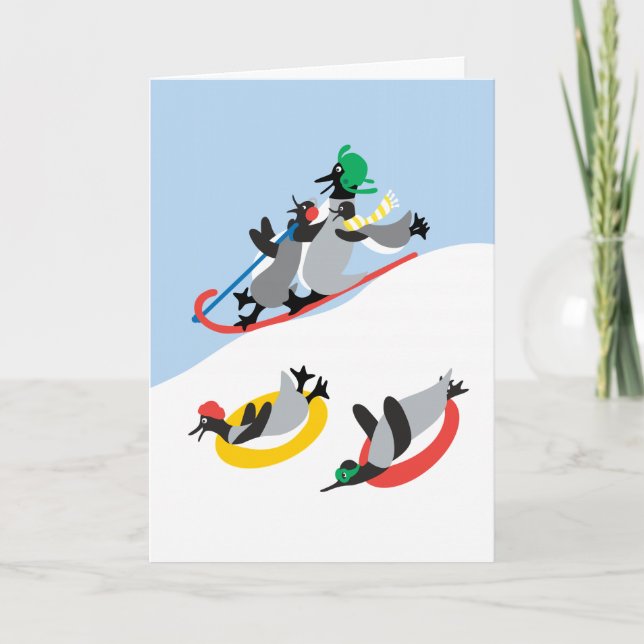 Pinguine Benutzerdefinierte Karte (Vorderseite)