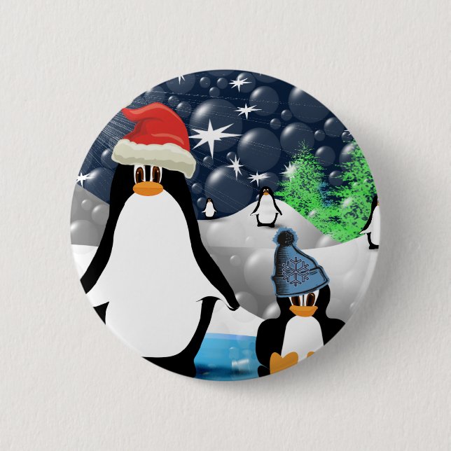 Pinguine Button (Vorderseite)