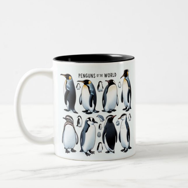 Pinguine der Tasse der Welt, Niedliche Pinguin-Kaf (Links)
