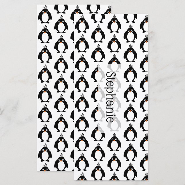 Pinguine Design Lesezeichen (Vorne/Hinten)