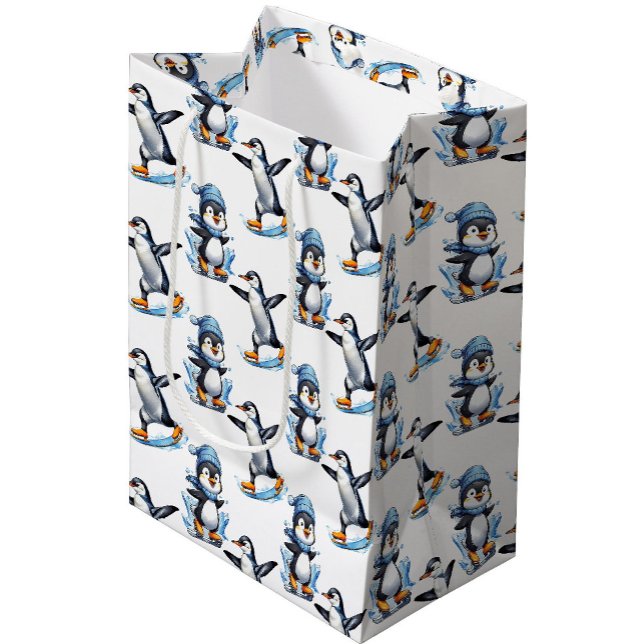 Pinguine Design Mittlere Geschenktüte (Von Creator hochgeladen)