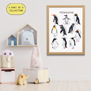 Pinguine Educational Poster