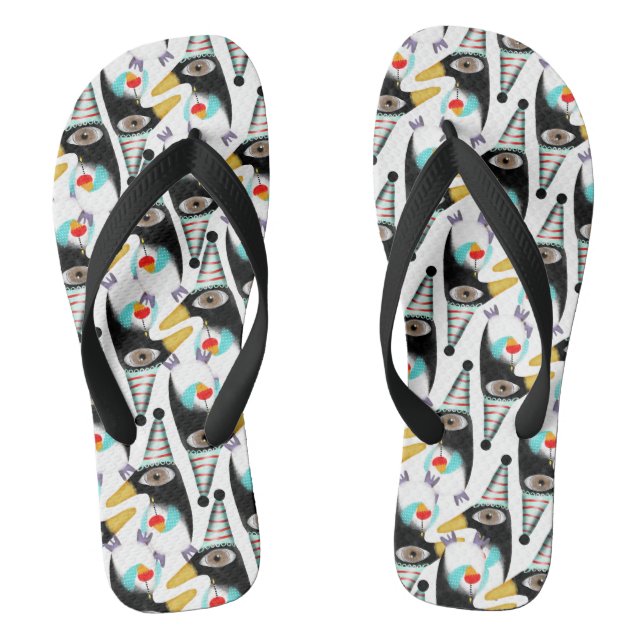 Pinguine Flip Flops (Fußbett)