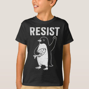 Pinguine-Frauenpinguine gegen Zölle widersetzen Pi T-Shirt