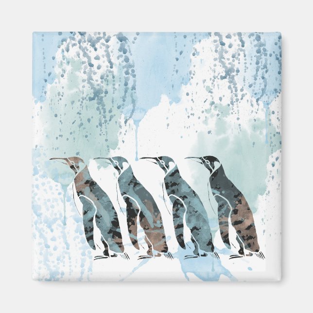 Pinguine Friends Forever Magnet (Vorne)