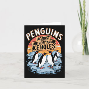 Pinguine gegen autoritäre Eishöhlen widerstehen ei Karte