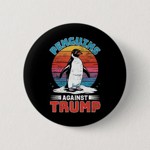 Pinguine gegen Trump Pinguin tappen gegen Tr Button