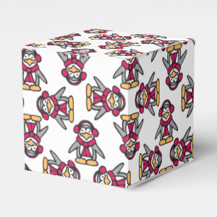 Pinguine gestalten Weihnachtsgeschenkbox Geschenkschachtel