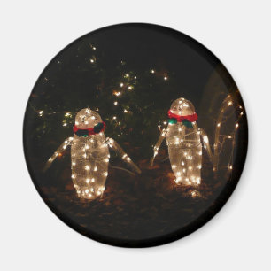 Pinguine Holiday Light Display Magnet