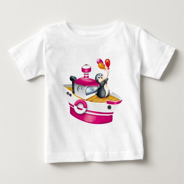 Pinguine in der Antarktis Baby T-shirt (Vorderseite)