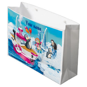 Pinguine in der Antarktis Große Geschenktüte