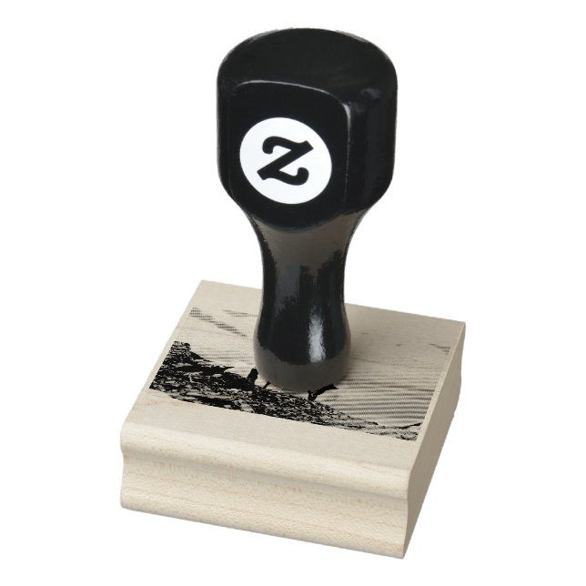 Pinguine in der Antarktis Gummistempel (Stempel)