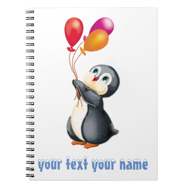 Pinguine in der Antarktis Notizblock (Vorderseite)