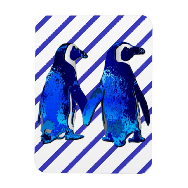 Pinguine in der Liebe - Magnet (Vertikal)