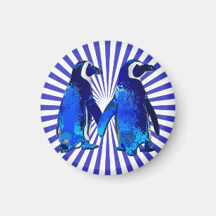Pinguine in der Liebe - Magnet