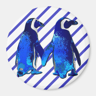 Pinguine in der Liebe - Magnet