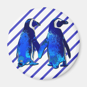 Pinguine in der Liebe - Magnet