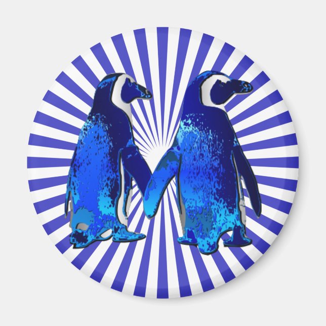 Pinguine in der Liebe - Magnet (Vorne)