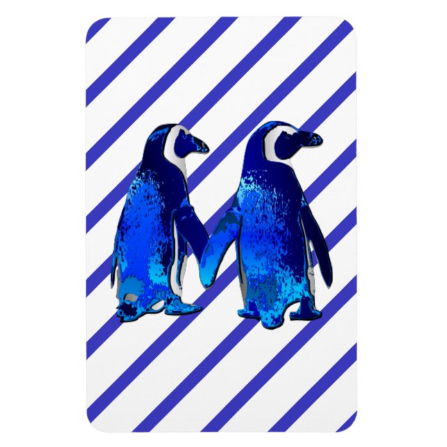 Pinguine in der Liebe - Magnet (Vertikal)