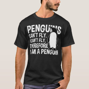 Pinguine Können39T Fliegen Lustig T-Shirt