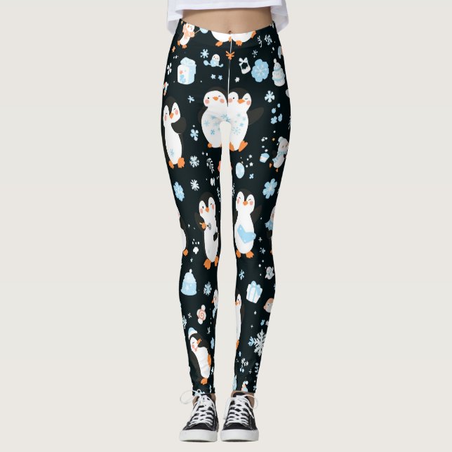Pinguine Leggings (Vorderseite)