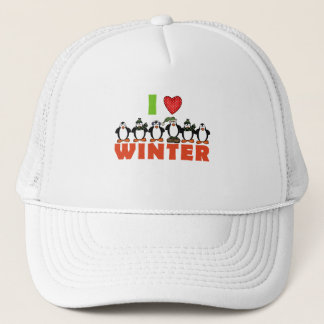 Pinguine Liebe Winterhemden und Geschenke Truckerkappe