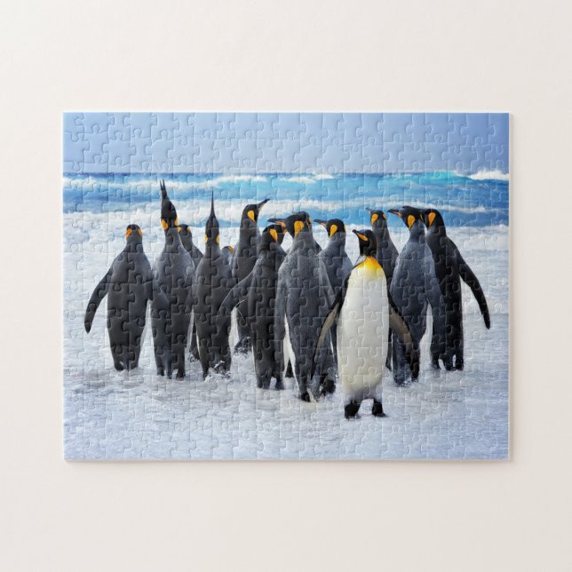Pinguine Marching to Ocean Jigsaw Puzzle (Horizontal)