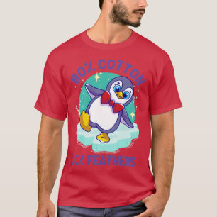 Pinguine Niedlich Pinguin 80 Baumwolle 20 Federn T-Shirt