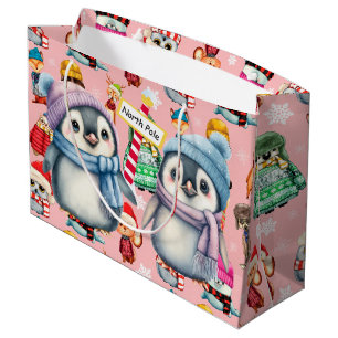 Pinguine Nordpol Große Geschenktüte