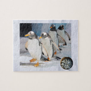 Pinguine on Ice im Zoo, Alter 6, Sardinen Fisch Puzzle