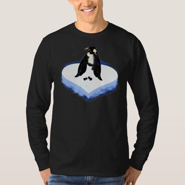 Pinguine Outfit Liebe Herzstück Pinguine Partnerou T-Shirt (Vorderseite)