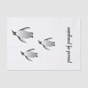 Pinguine Pinguin Pinguin Black and White  Seidenpapier