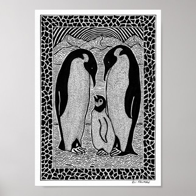 Pinguine Poster (Vorne)