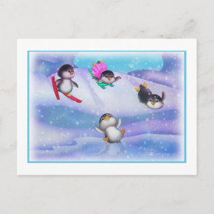 Pinguine Postkarte