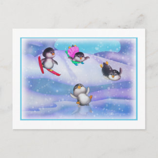 Pinguine Postkarte