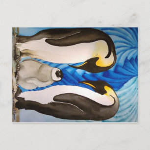 Pinguine Postkarte